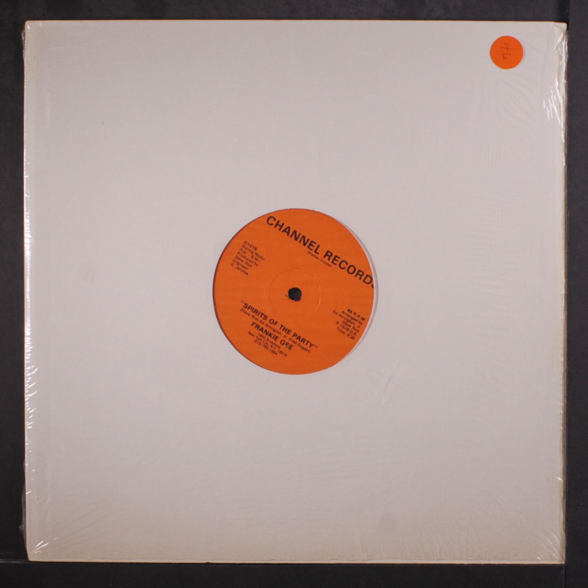 mixed up shook up boy / spirits of the party by FRANKIE GEE