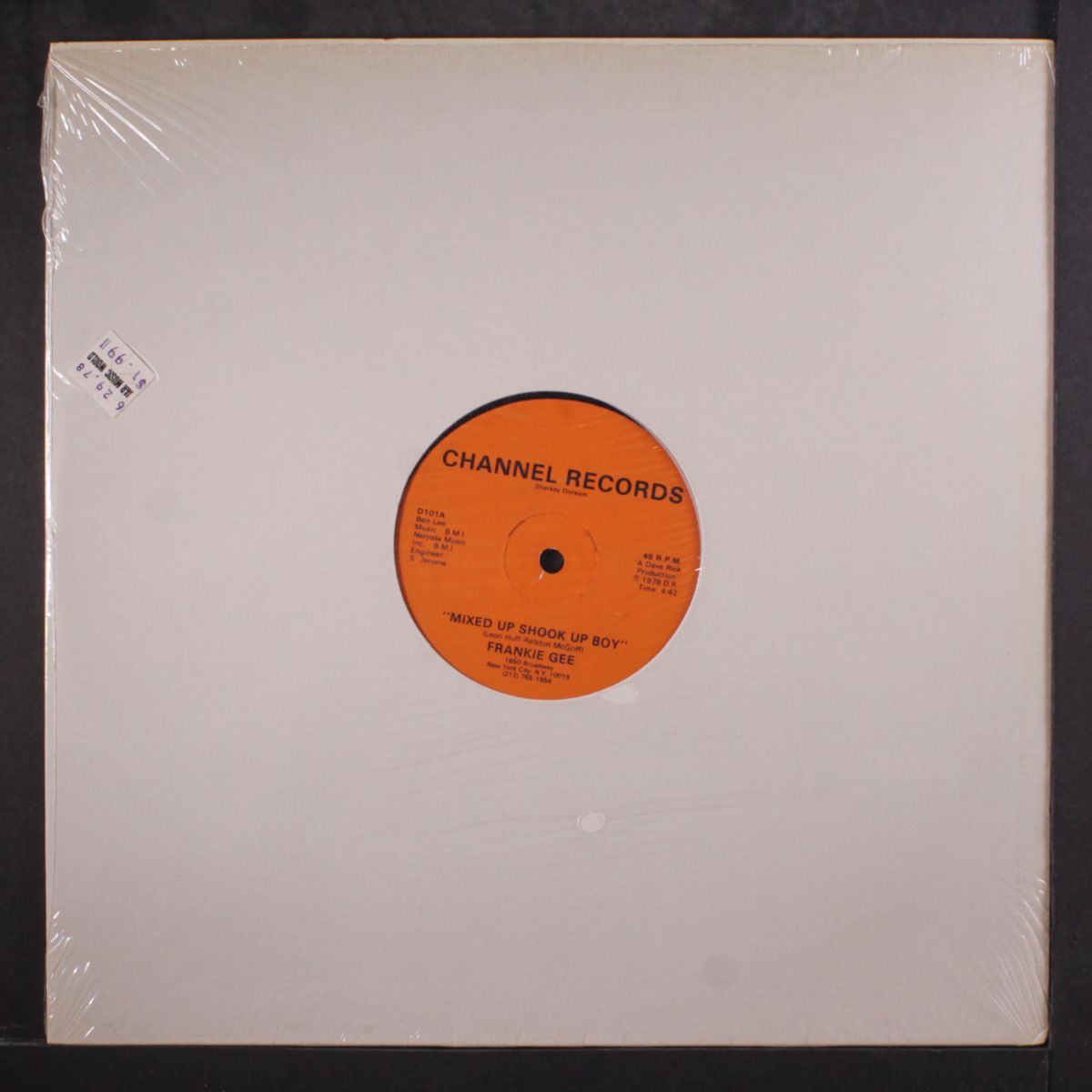 mixed up shook up boy / spirits of the party by FRANKIE GEE