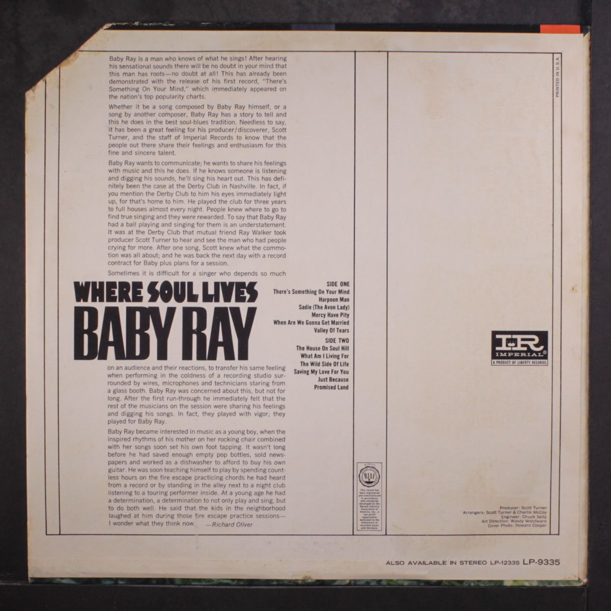 where soul lives by BABY RAY