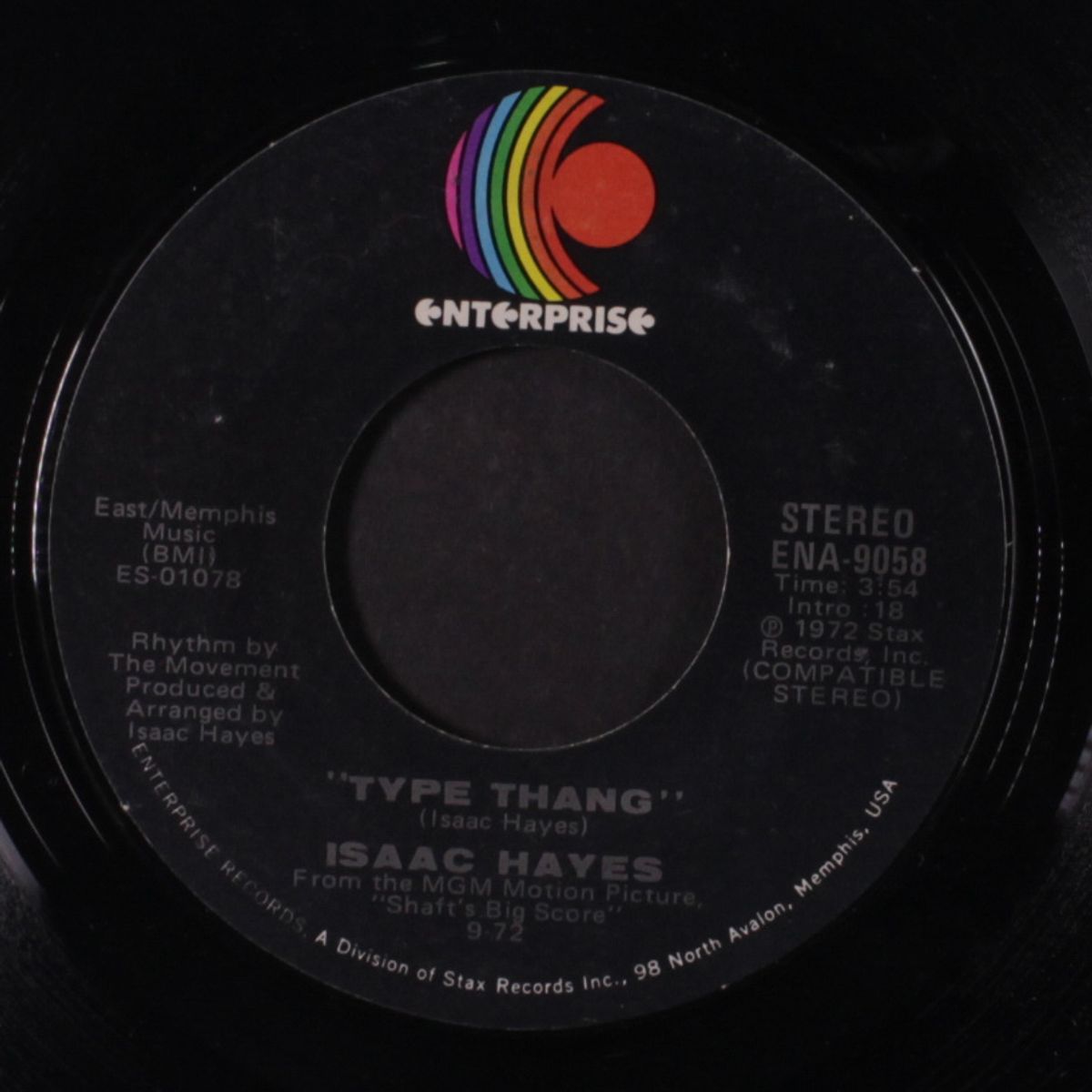 theme from the men / type thang by ISAAC HAYES