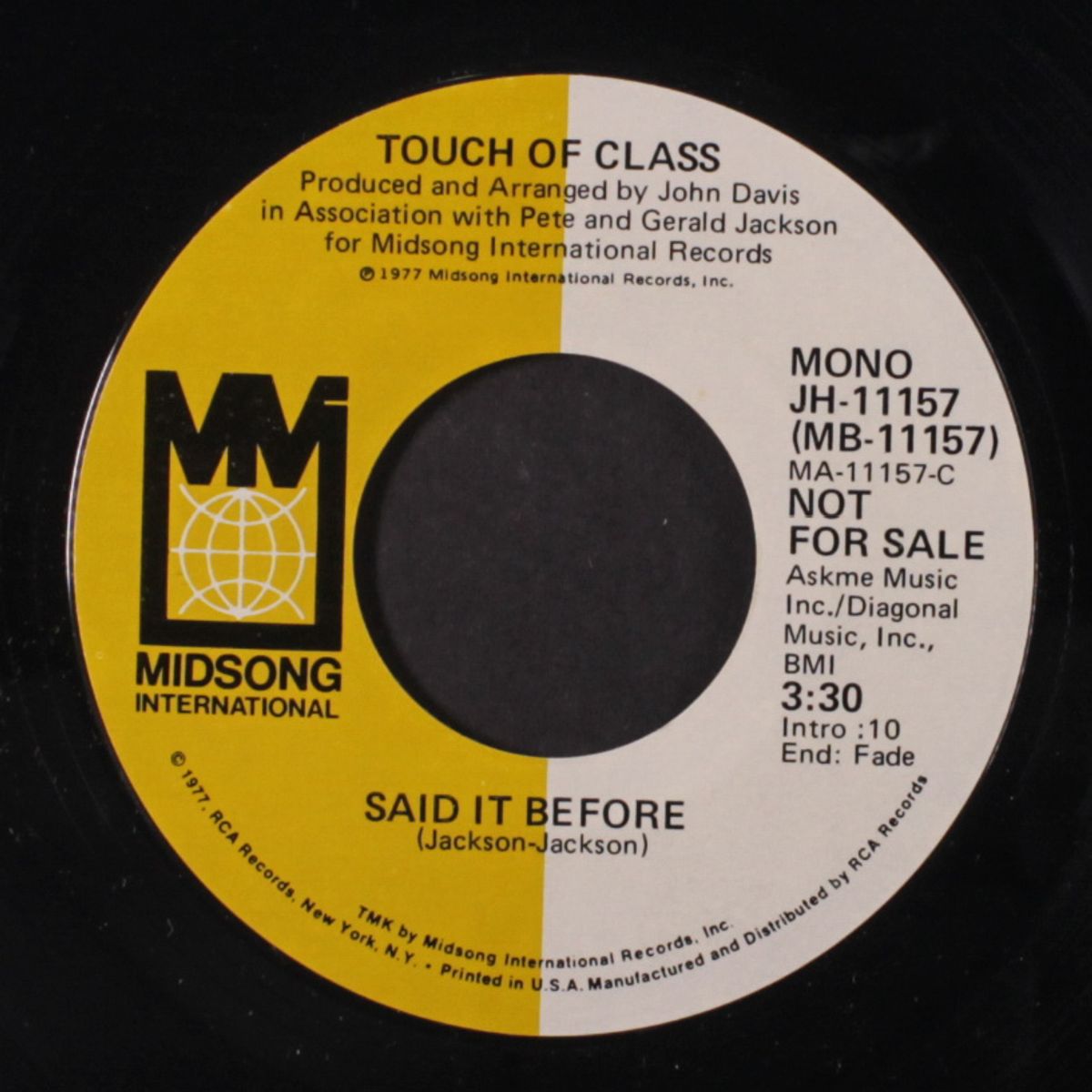 said it before / mono by TOUCH OF CLASS