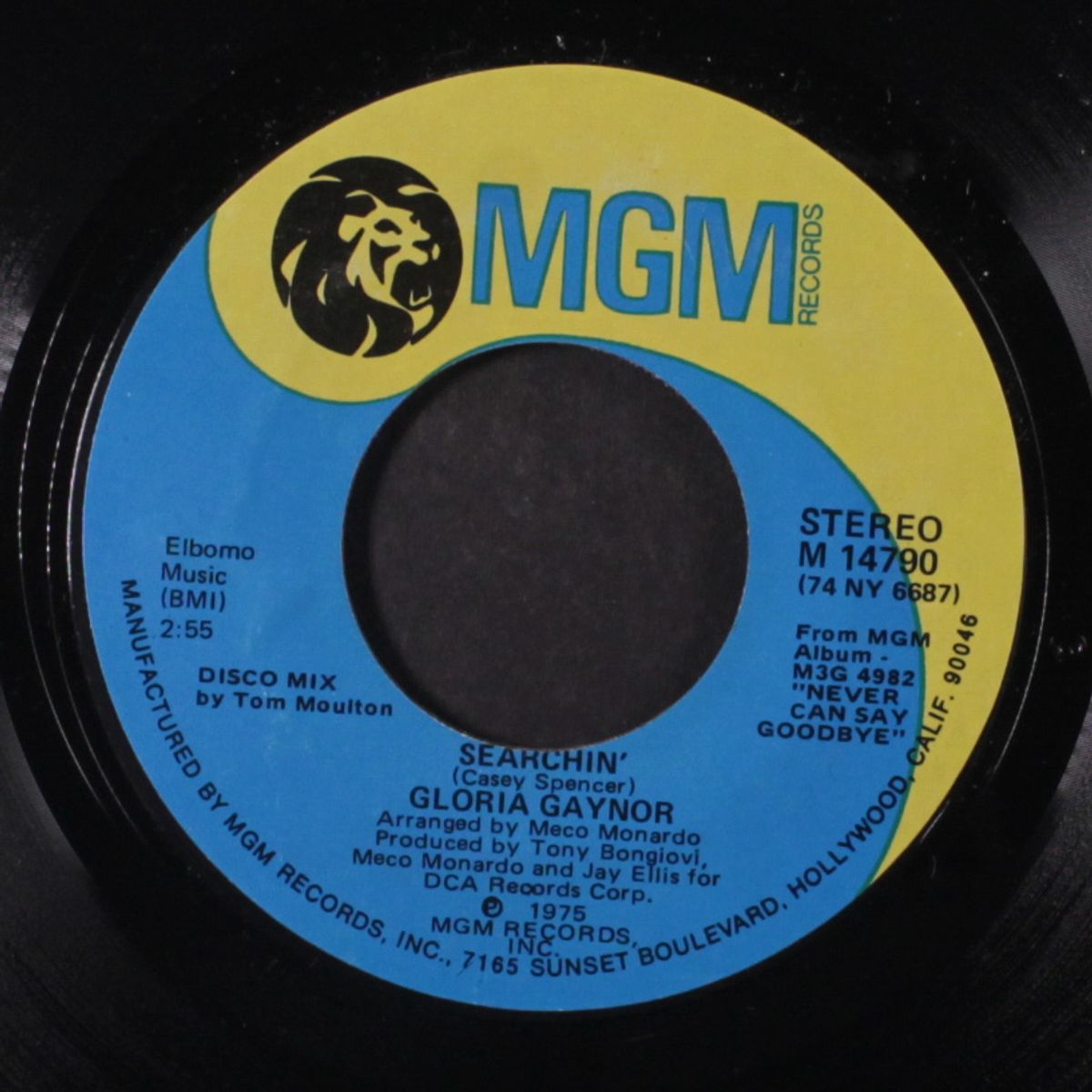 reach out i'll be there / searchin' by GLORIA GAYNOR
