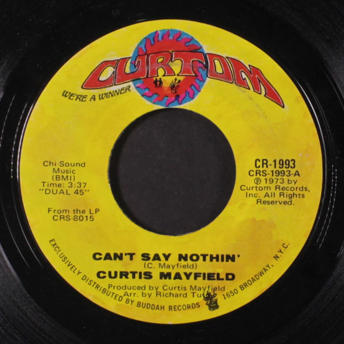 can't say nothin' / future song by CURTIS MAYFIELD