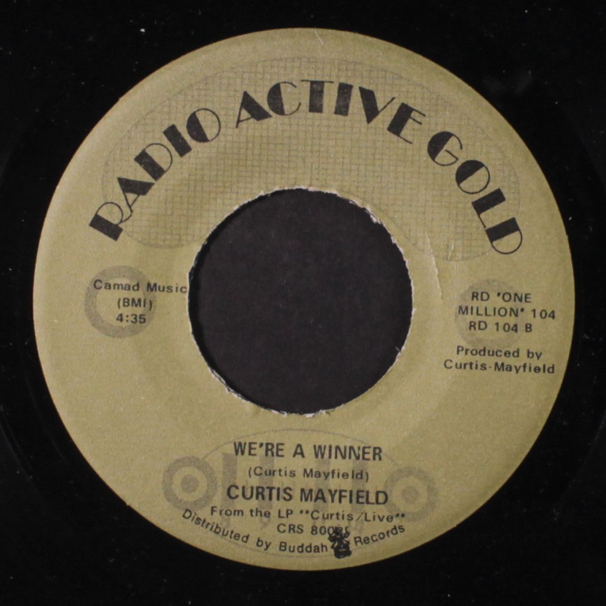 get down / we're a winner by CURTIS MAYFIELD
