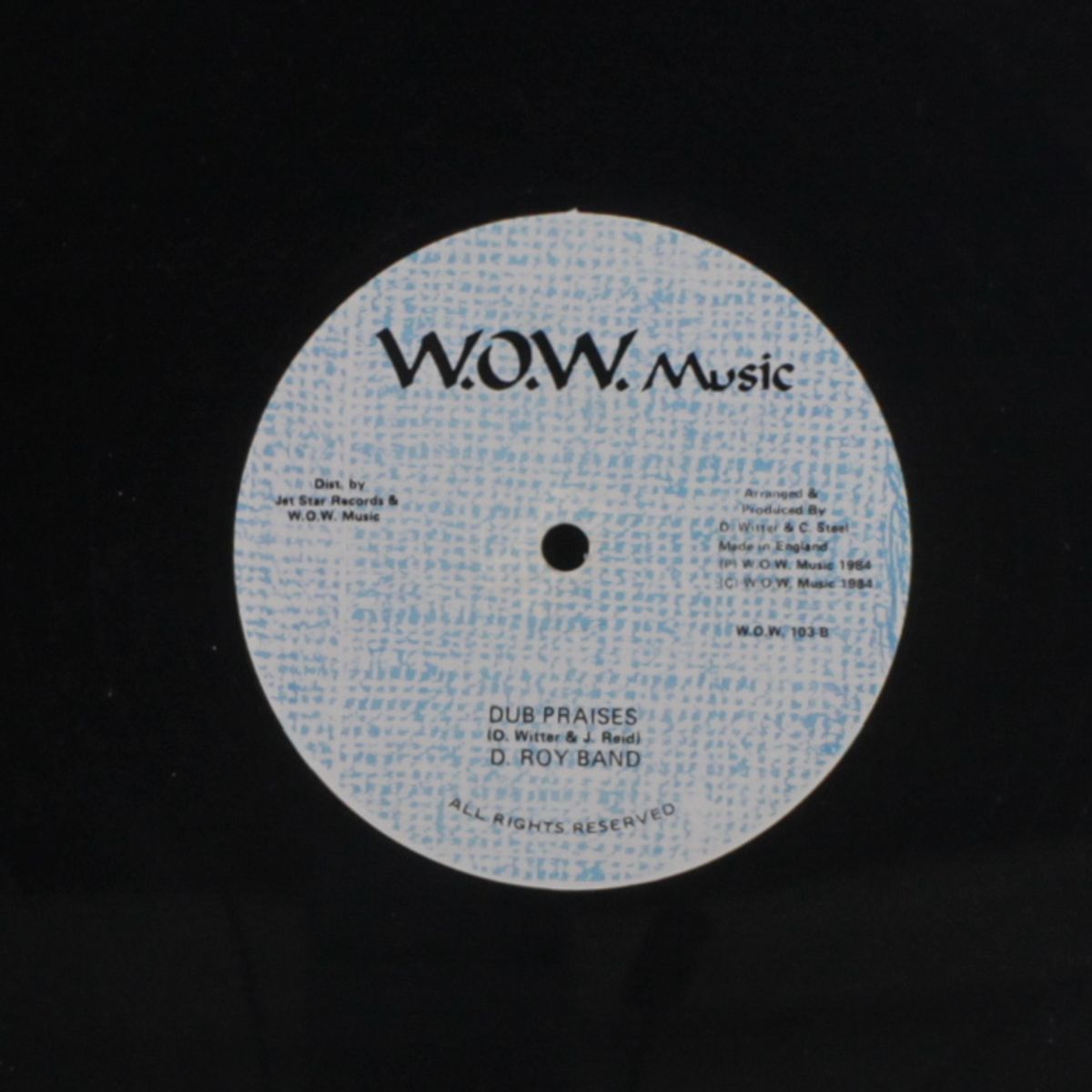 thanks & praise / dub by JUNIOR REID