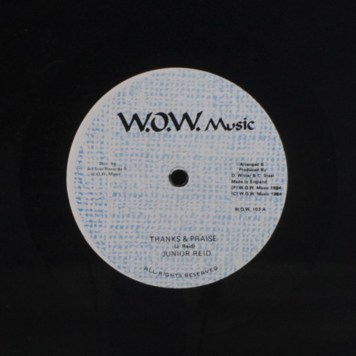 thanks & praise / dub by JUNIOR REID