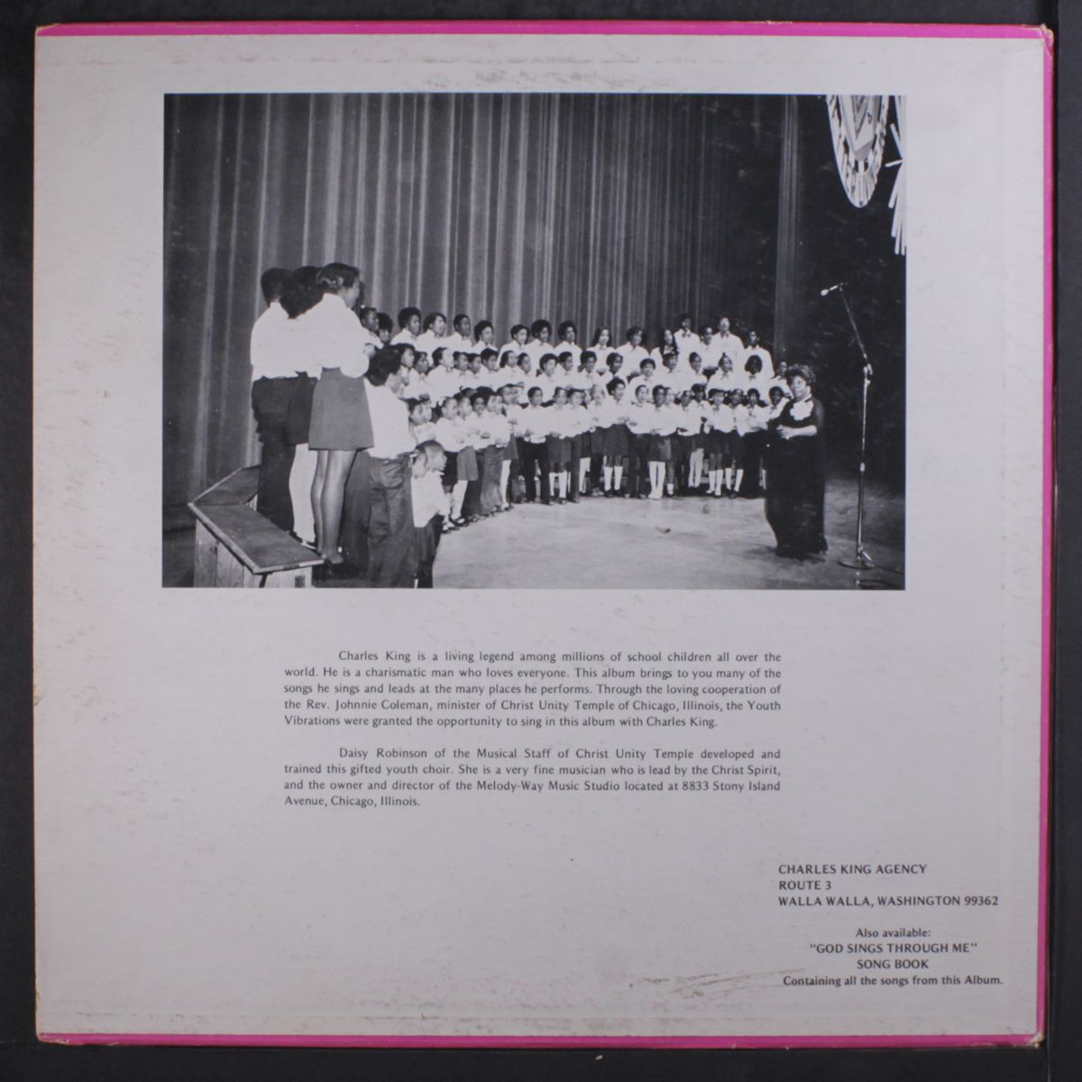 god sings through me by CHARLES E. KING & THE YOUTH VIBRATIONS UNLIMITED