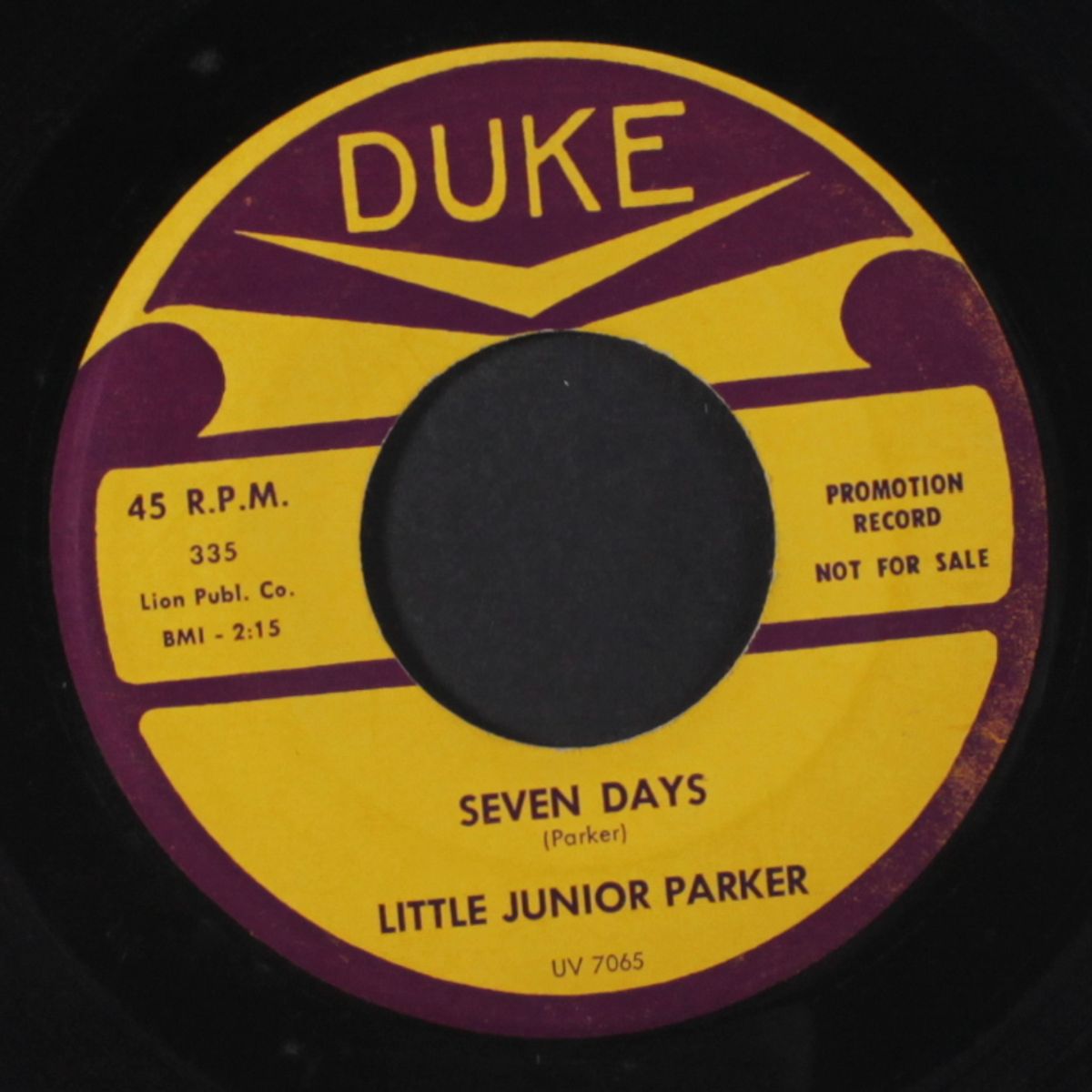 driving wheel / seven days by LITTLE JUNIOR PARKER