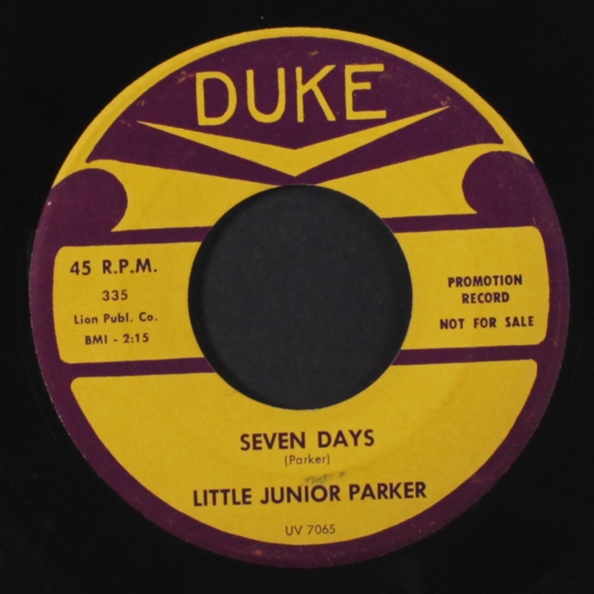 driving wheel / seven days by LITTLE JUNIOR PARKER