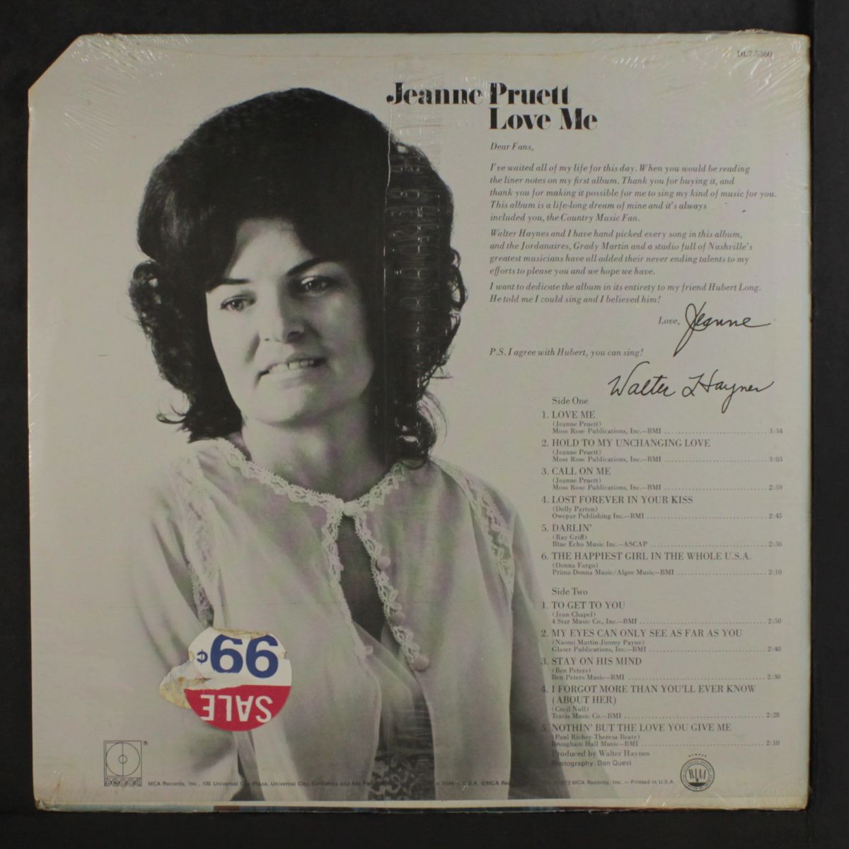 love me by JEANNE PRUETT
