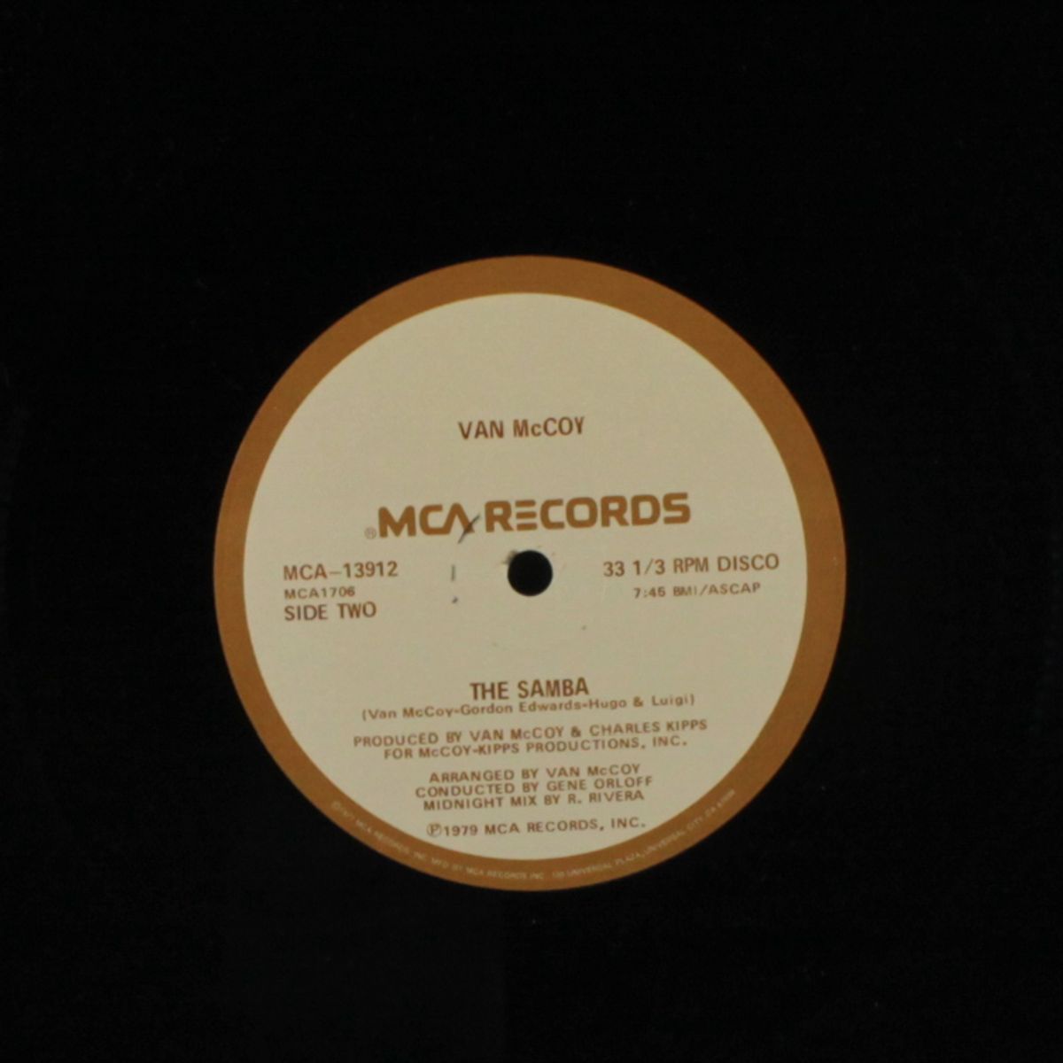 lonely dancer / the samba by VAN MCCOY