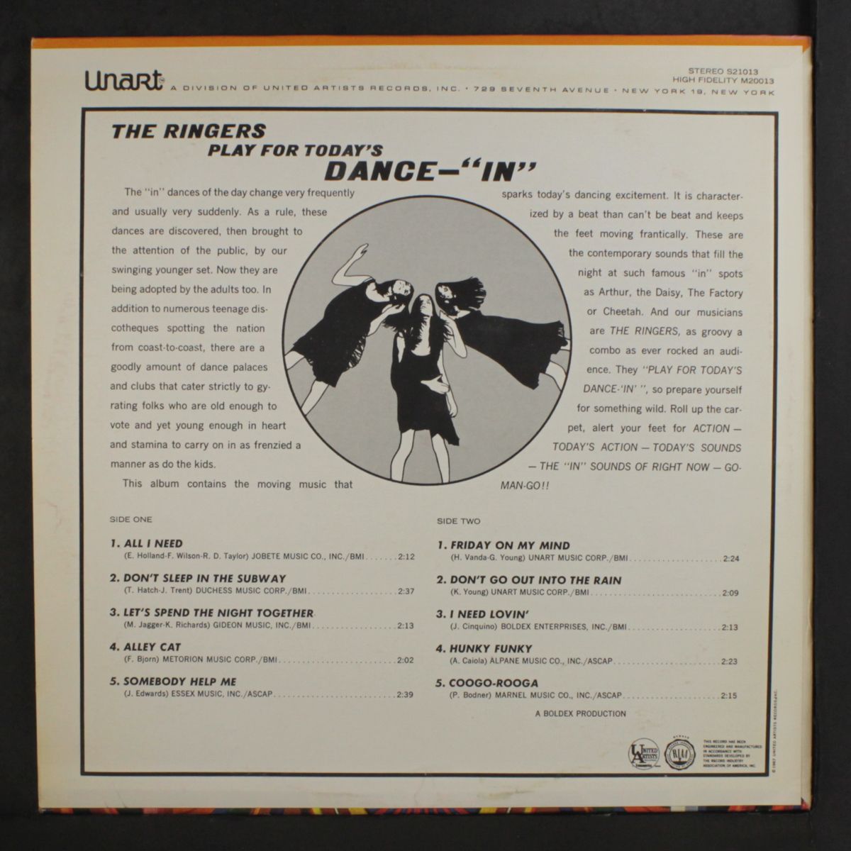 play for today's dance-in by RINGERS