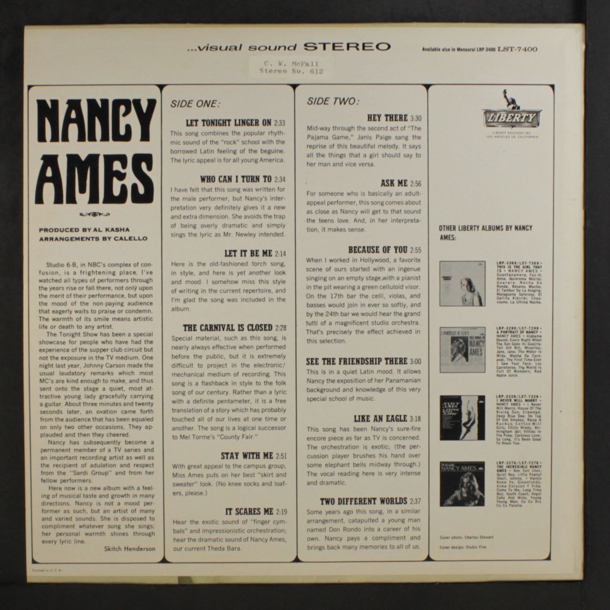 let it be me by NANCY AMES