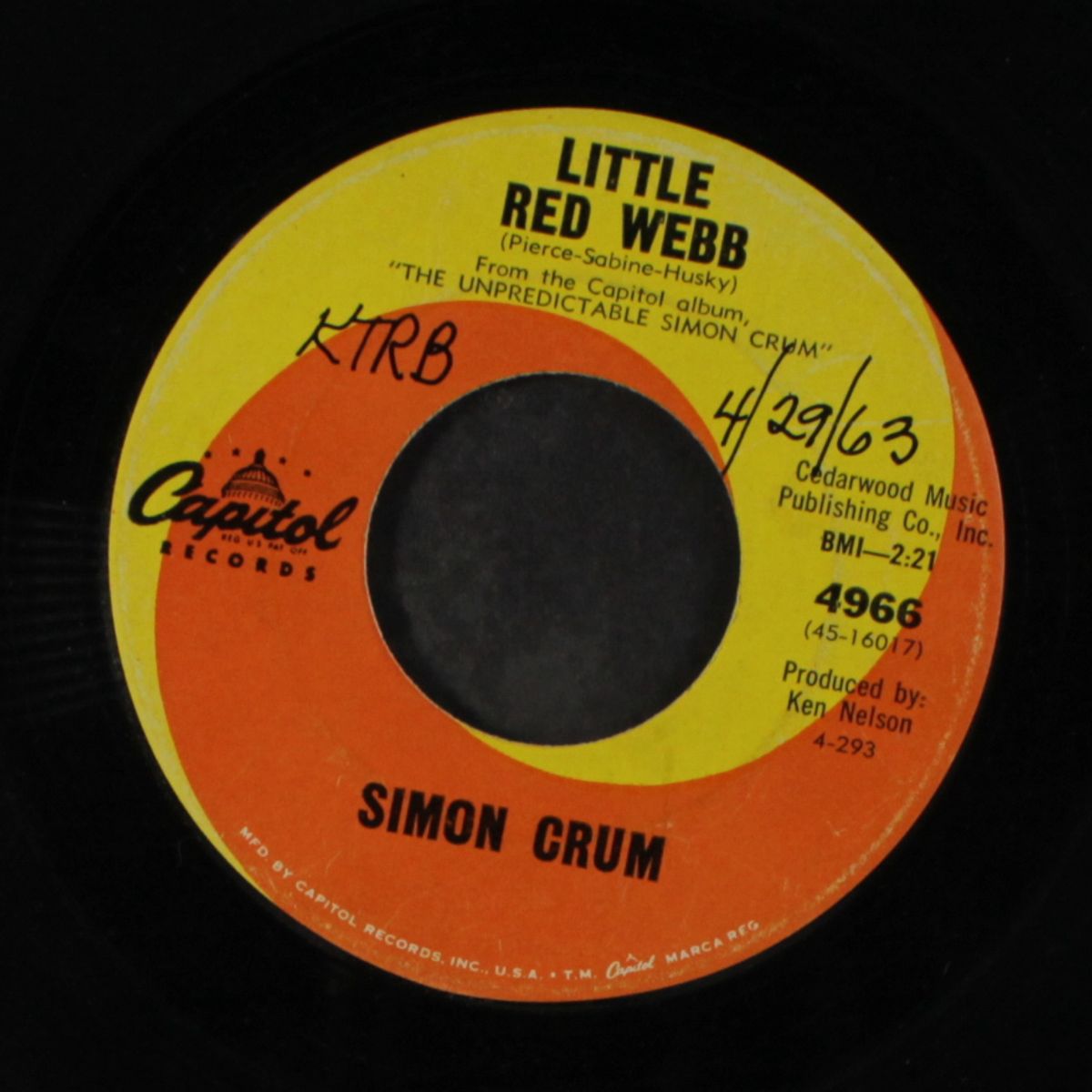 don't be mad / little red webb by SIMON CRUM