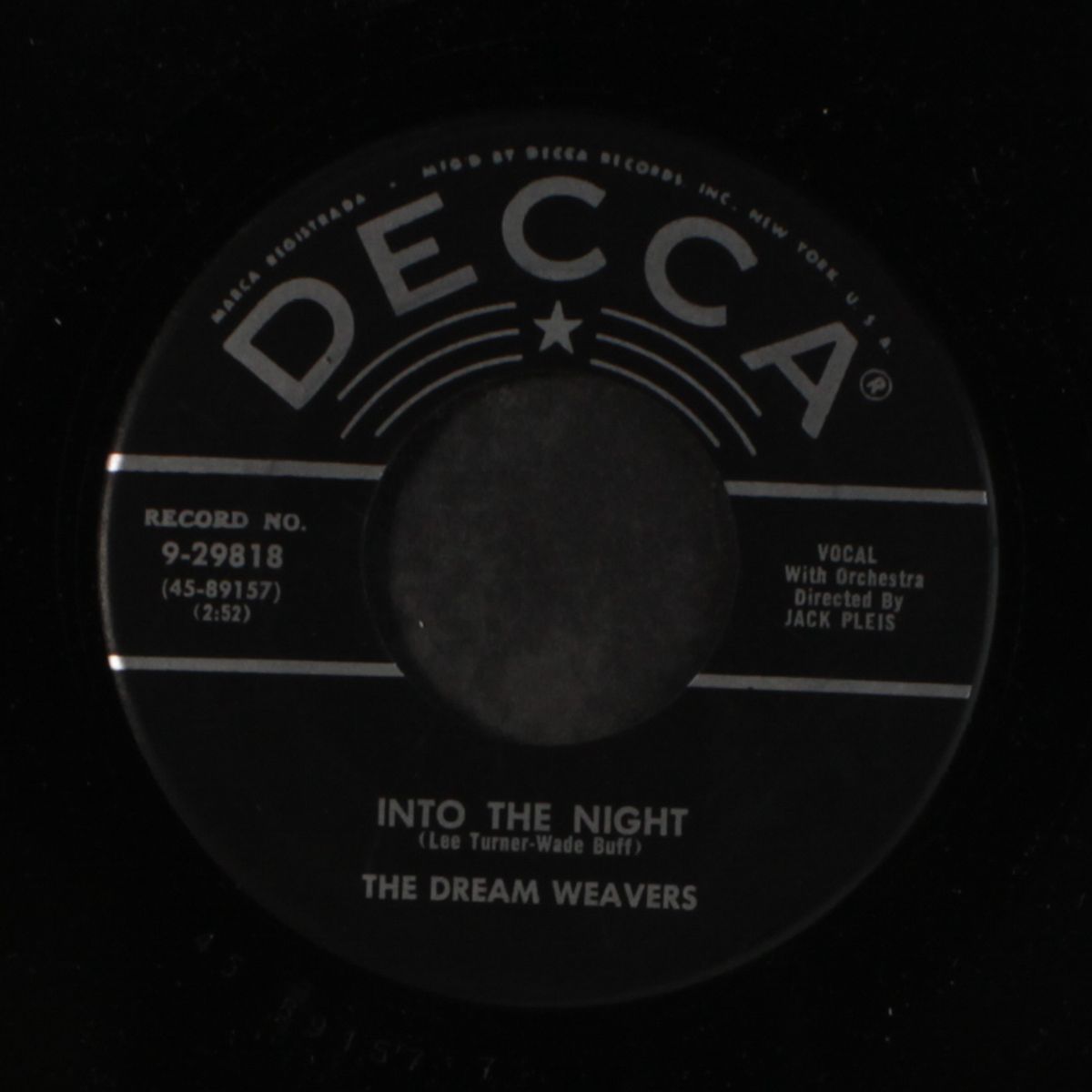 into the night / you're mine by DREAM WEAVERS