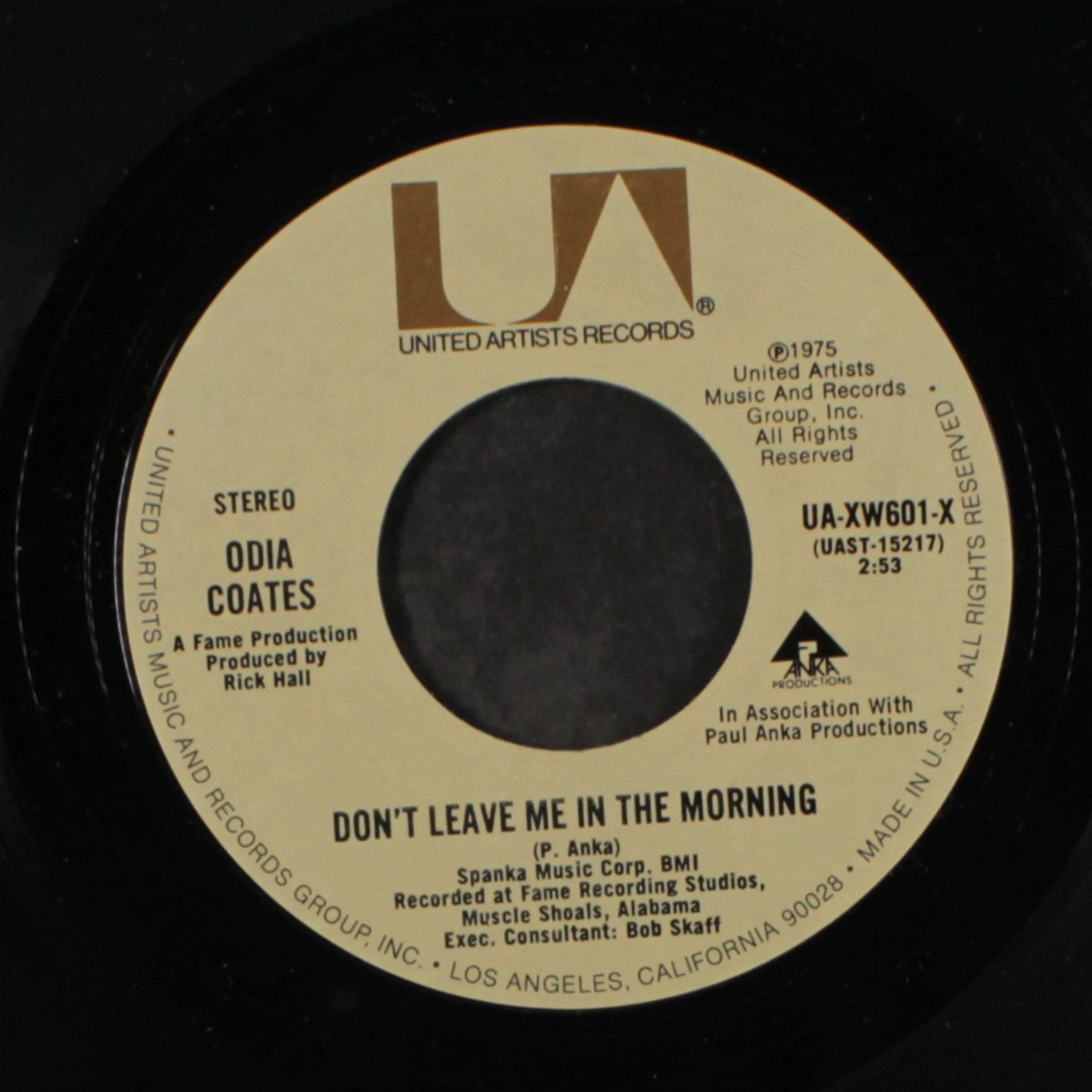 showdown / don't leave me in the morning by ODIA COATES