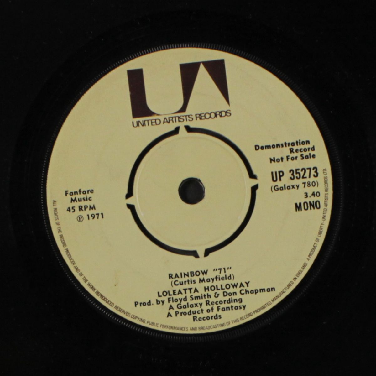 bring it on up / rainbow 71 by LOLEATTA HOLLOWAY