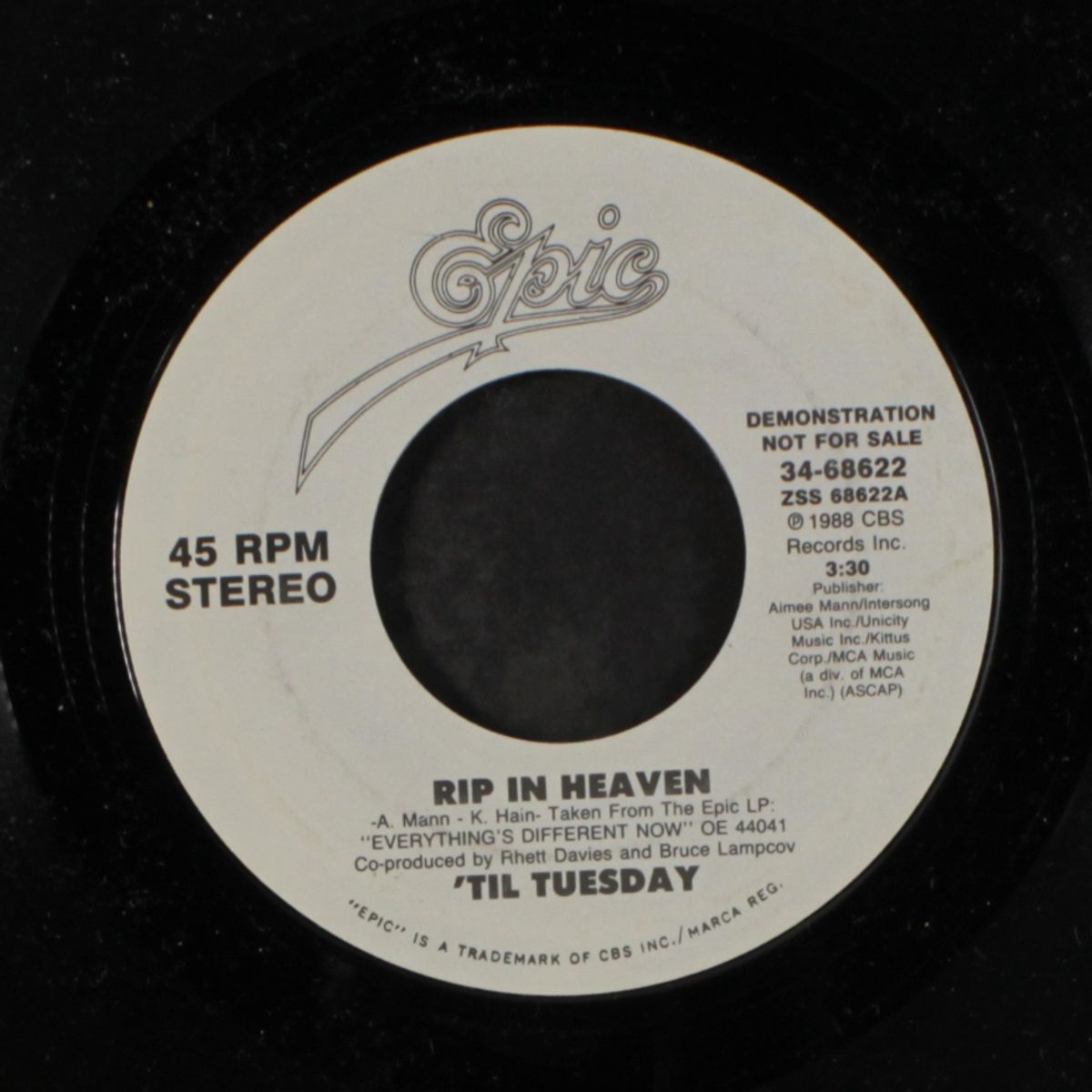 rip in heaven / same by 'TIL TUESDAY