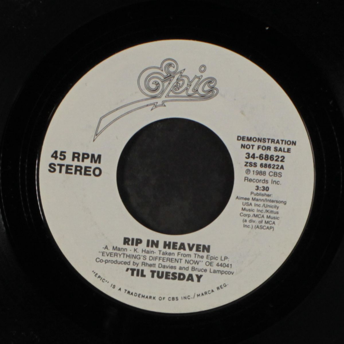 rip in heaven / same by 'TIL TUESDAY