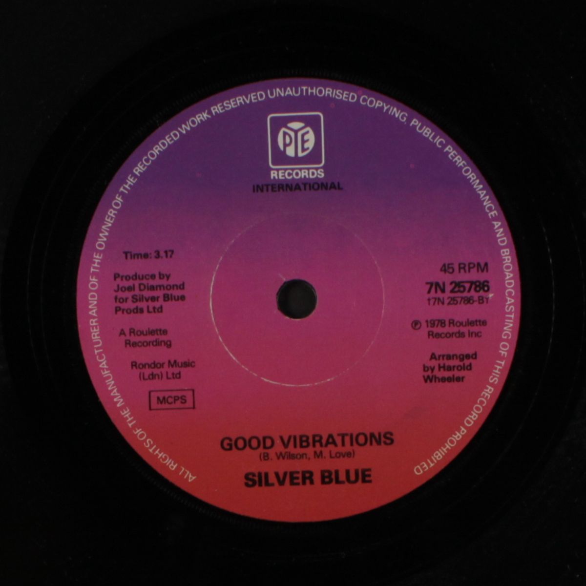 good vibrations / tennessee waltz by SILVER BLUE