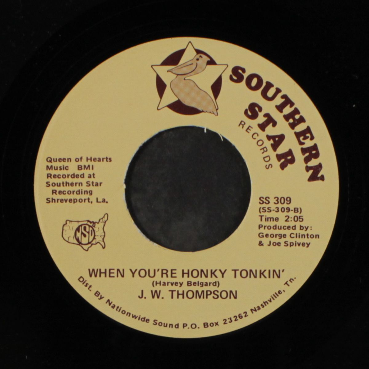 when you're honky tonkin' / the visitor by J.W. THOMPSON