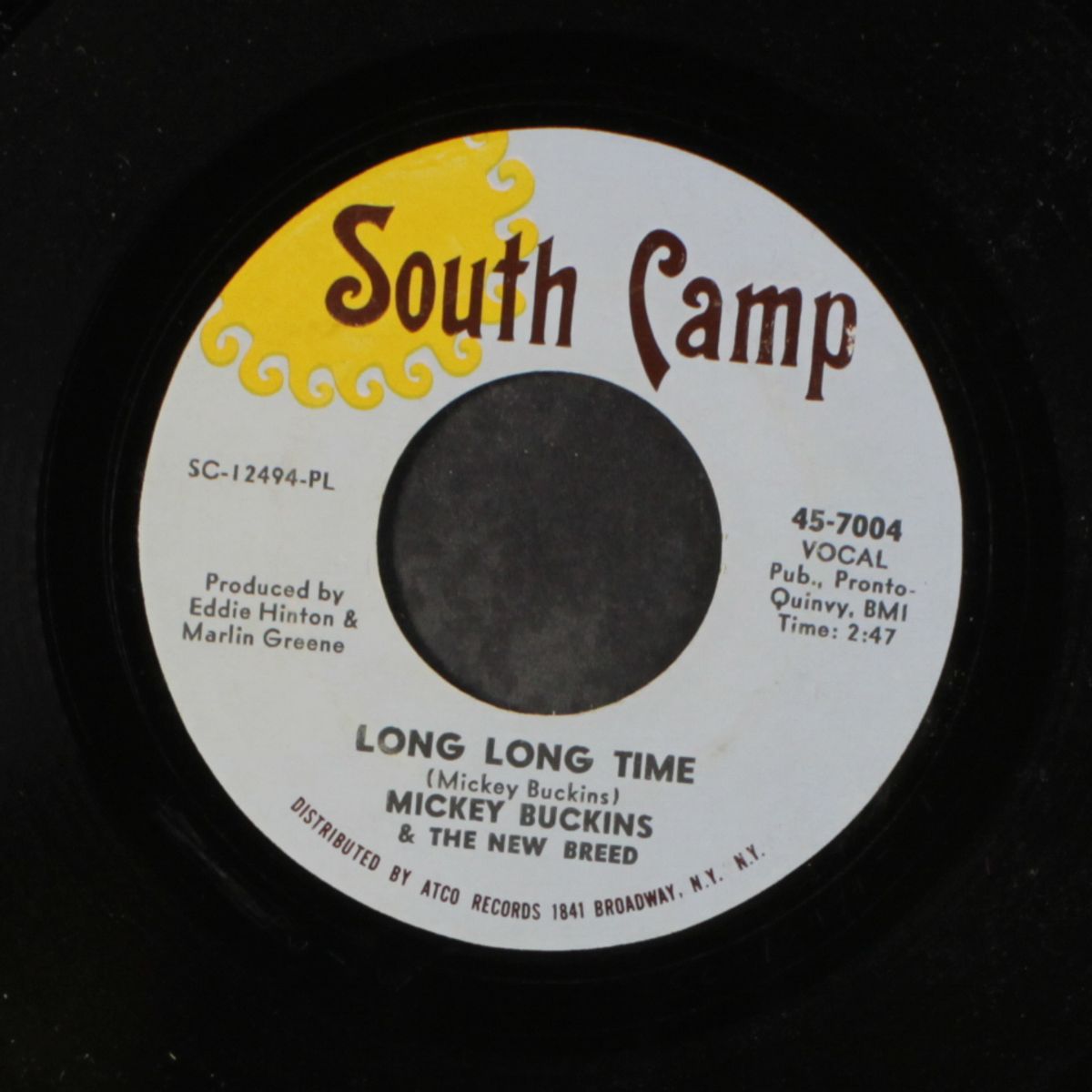 seventeen year old girl / long long time by MICKEY BUCKINS & NEW BREED