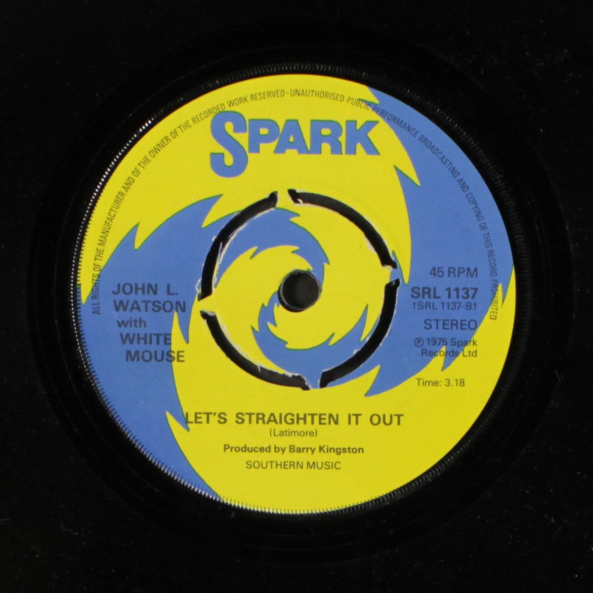 let's straighten it out / you're the song by JOHN L. WATSON