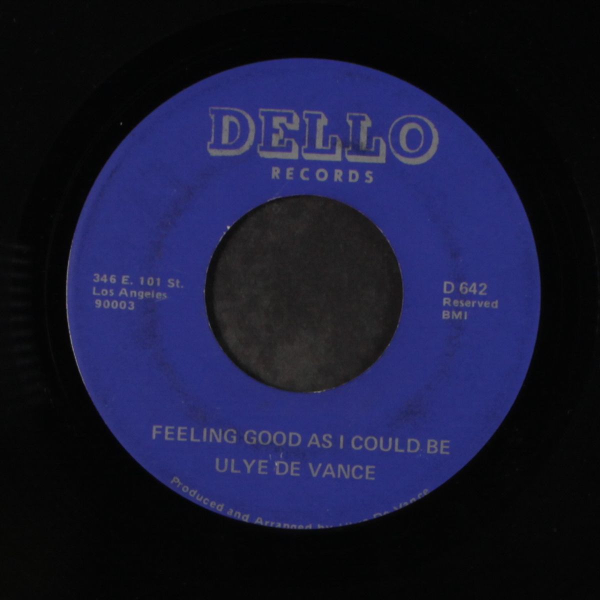 feeling good as i can be by ULYE DE VANCE
