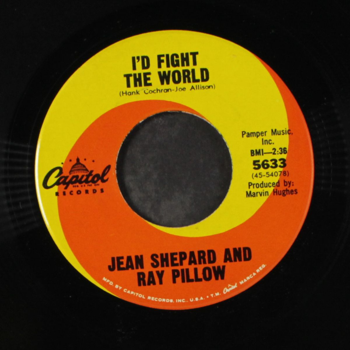 i'll take the dog / i'd fight the world by JEAN SHEPARD