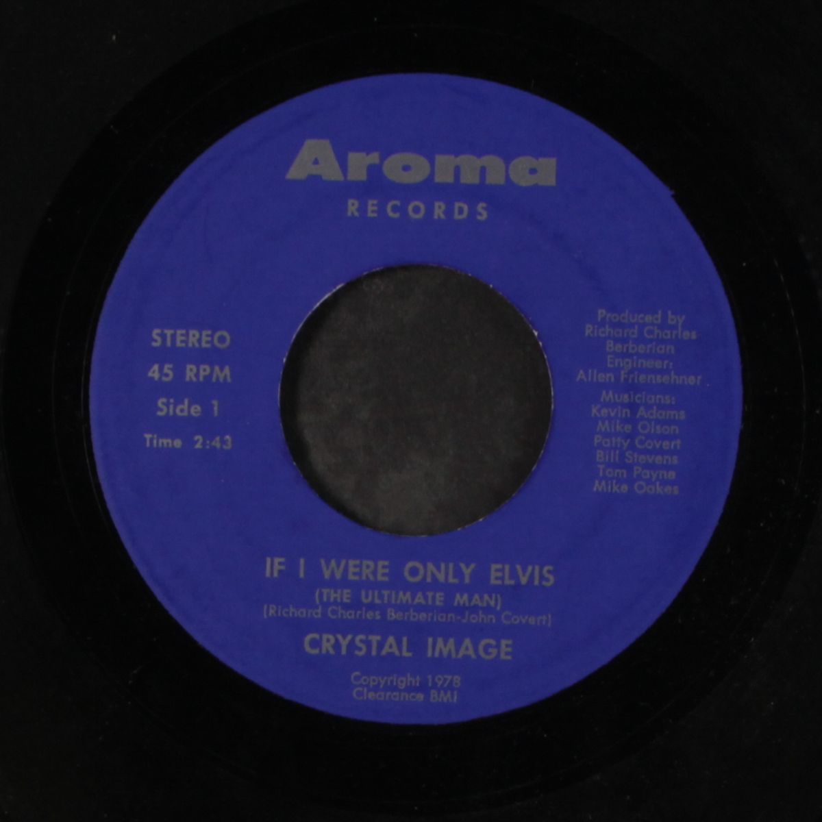 if i were only elvis / i would just look lovingly at you by CRYSTAL IMAGE