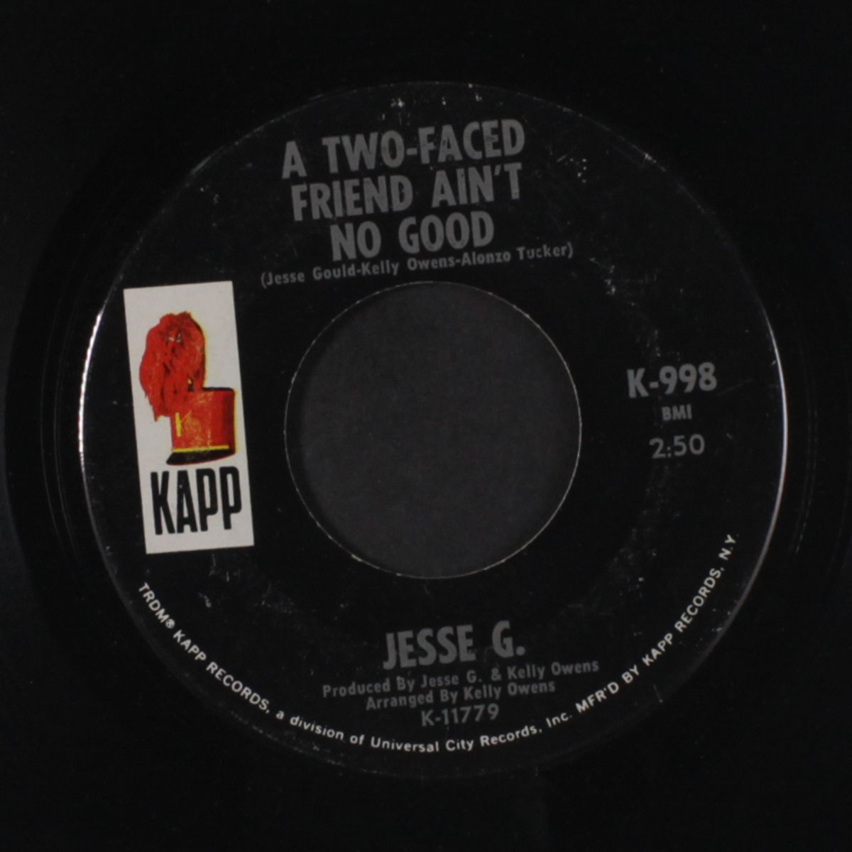 get in the groove / a two-faced friend ain't no good by JESSE G.