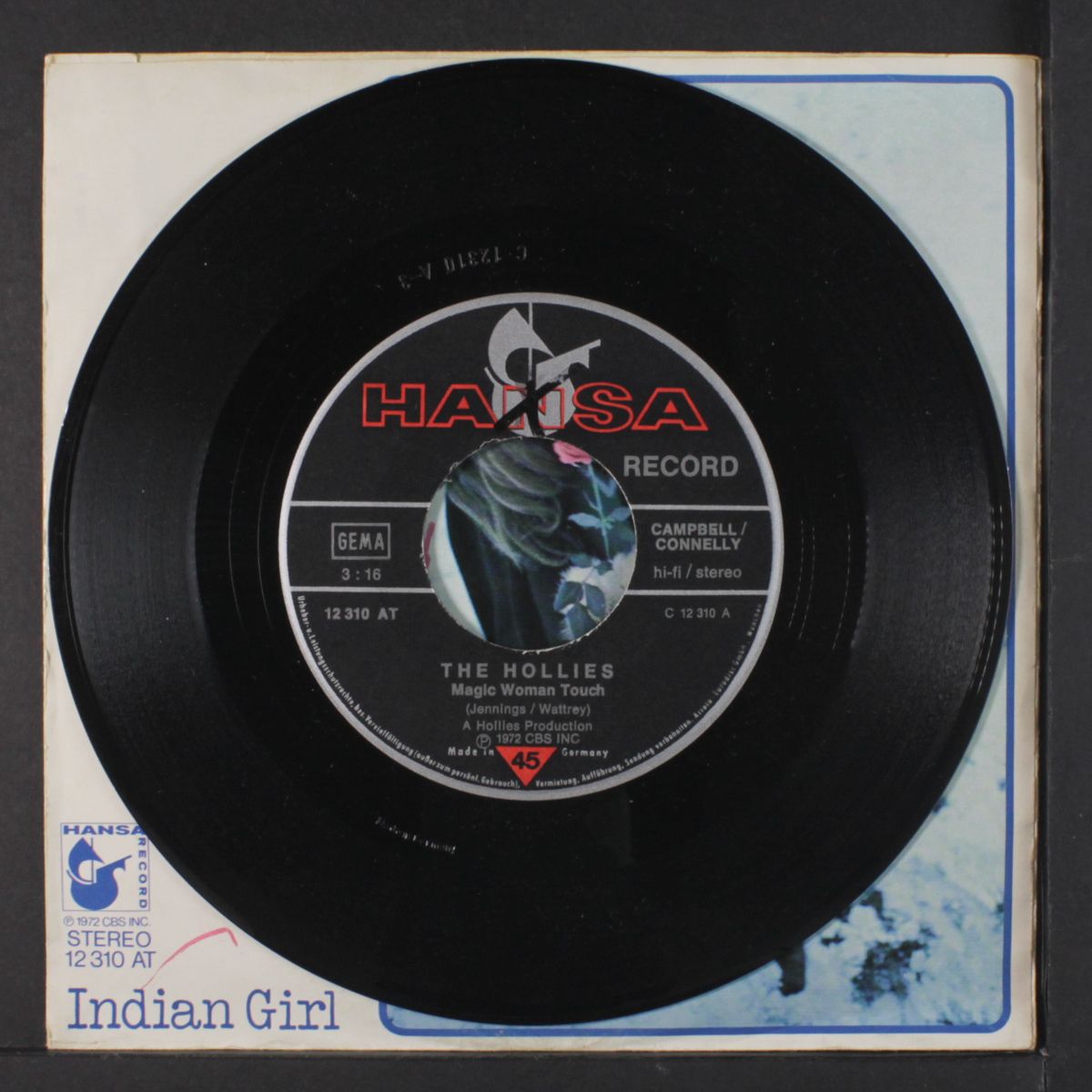 magic woman touch / indian girl by HOLLIES