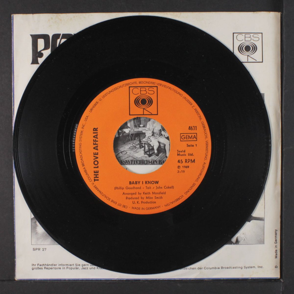 baby i know / accept me for what i am by LOVE AFFAIR