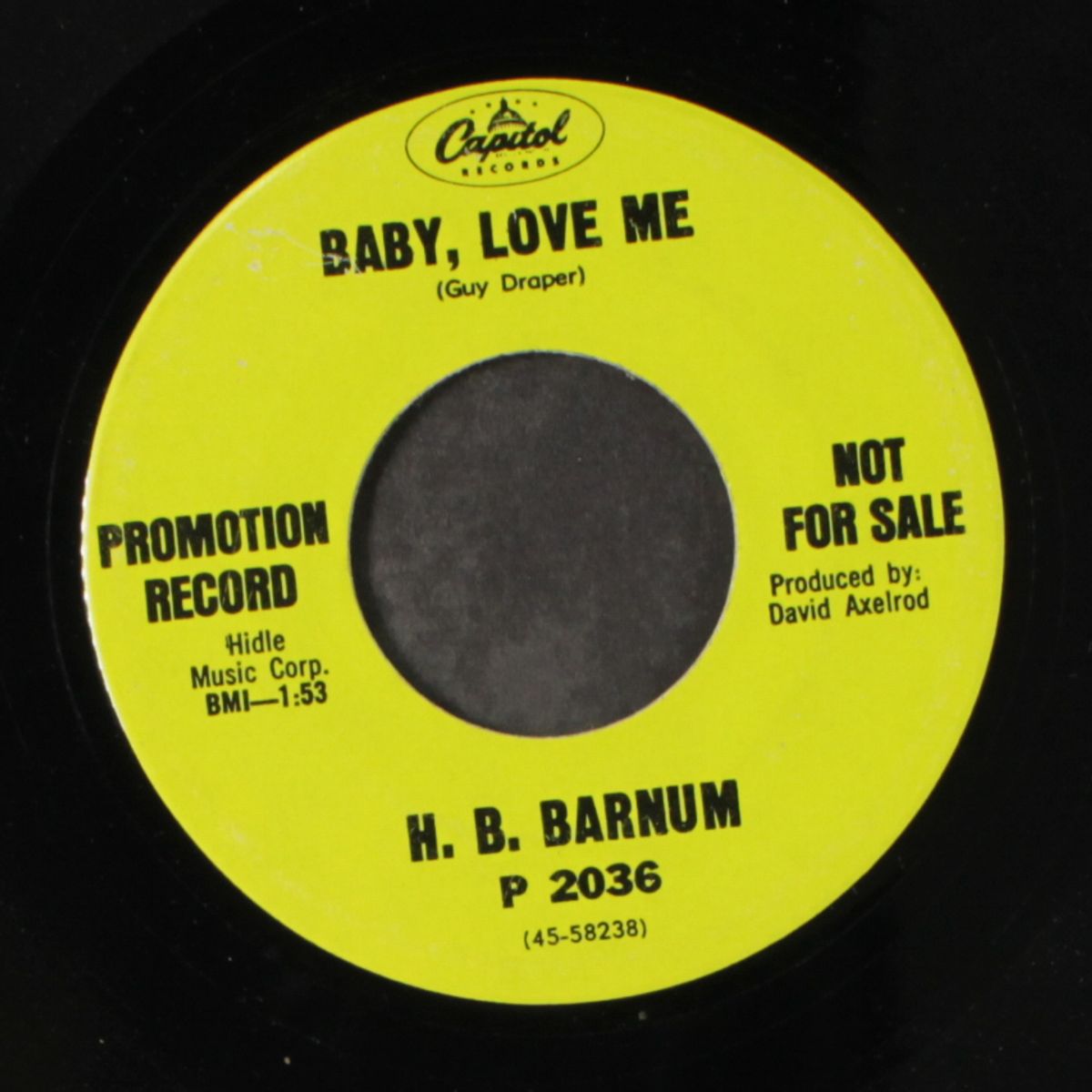 baby, love me by H.B. BARNUM