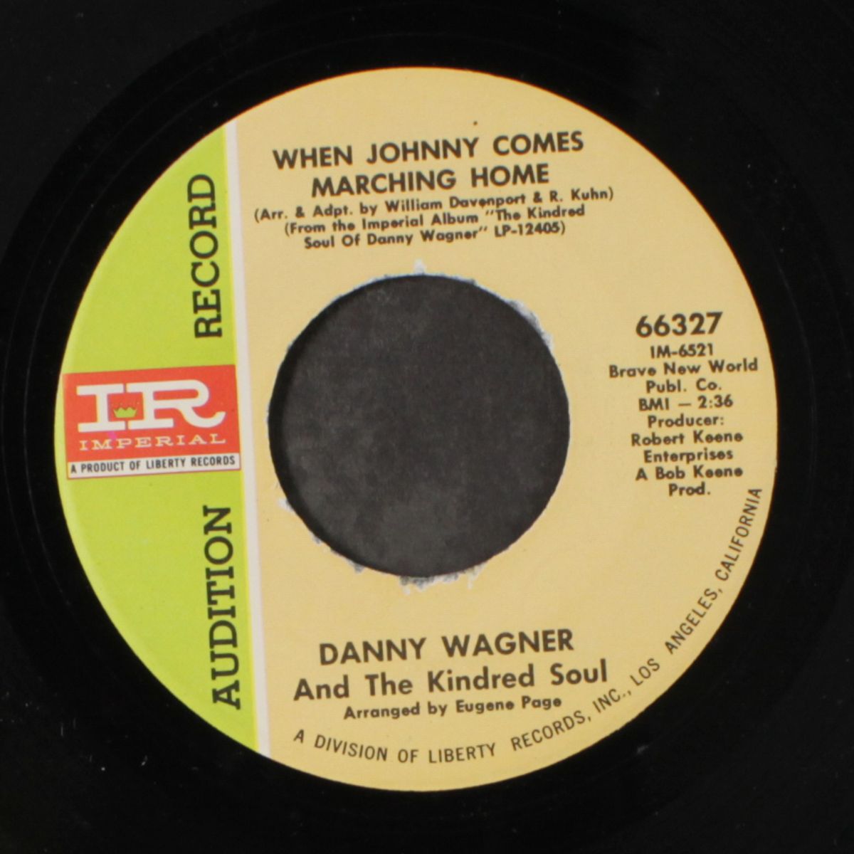 harlem shuffle / when johnny comes marching home by DANNY WAGNER