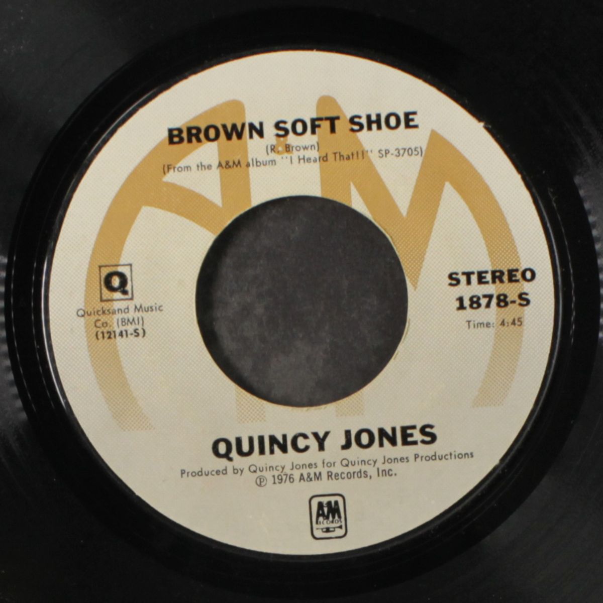 midnight soul patrol / brown soft shoe by QUINCY JONES