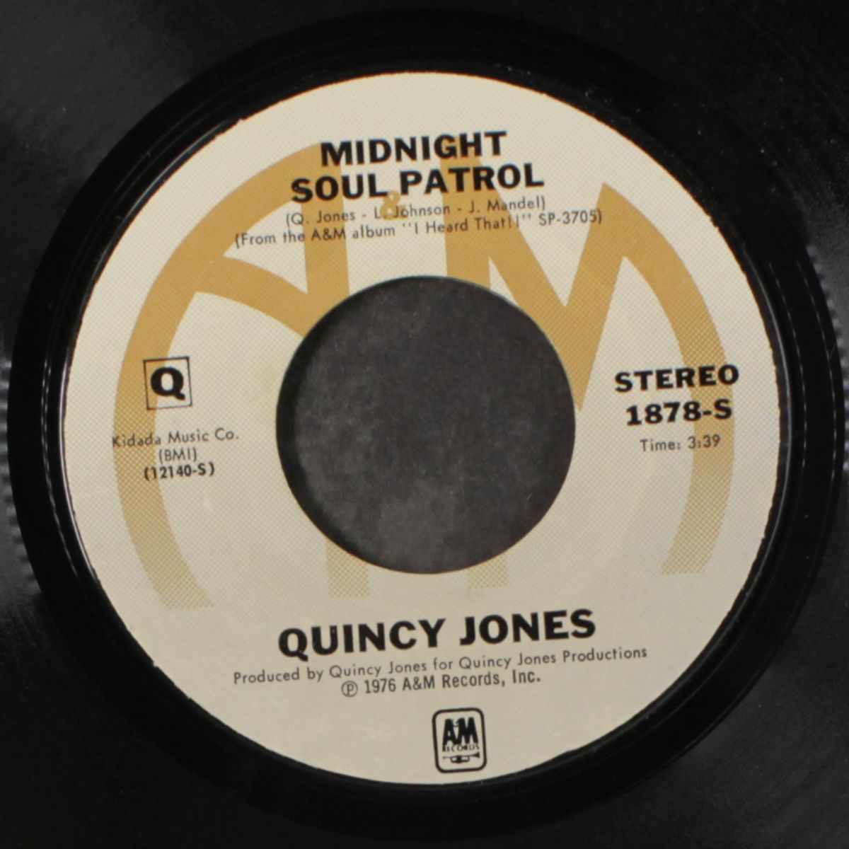 midnight soul patrol / brown soft shoe by QUINCY JONES