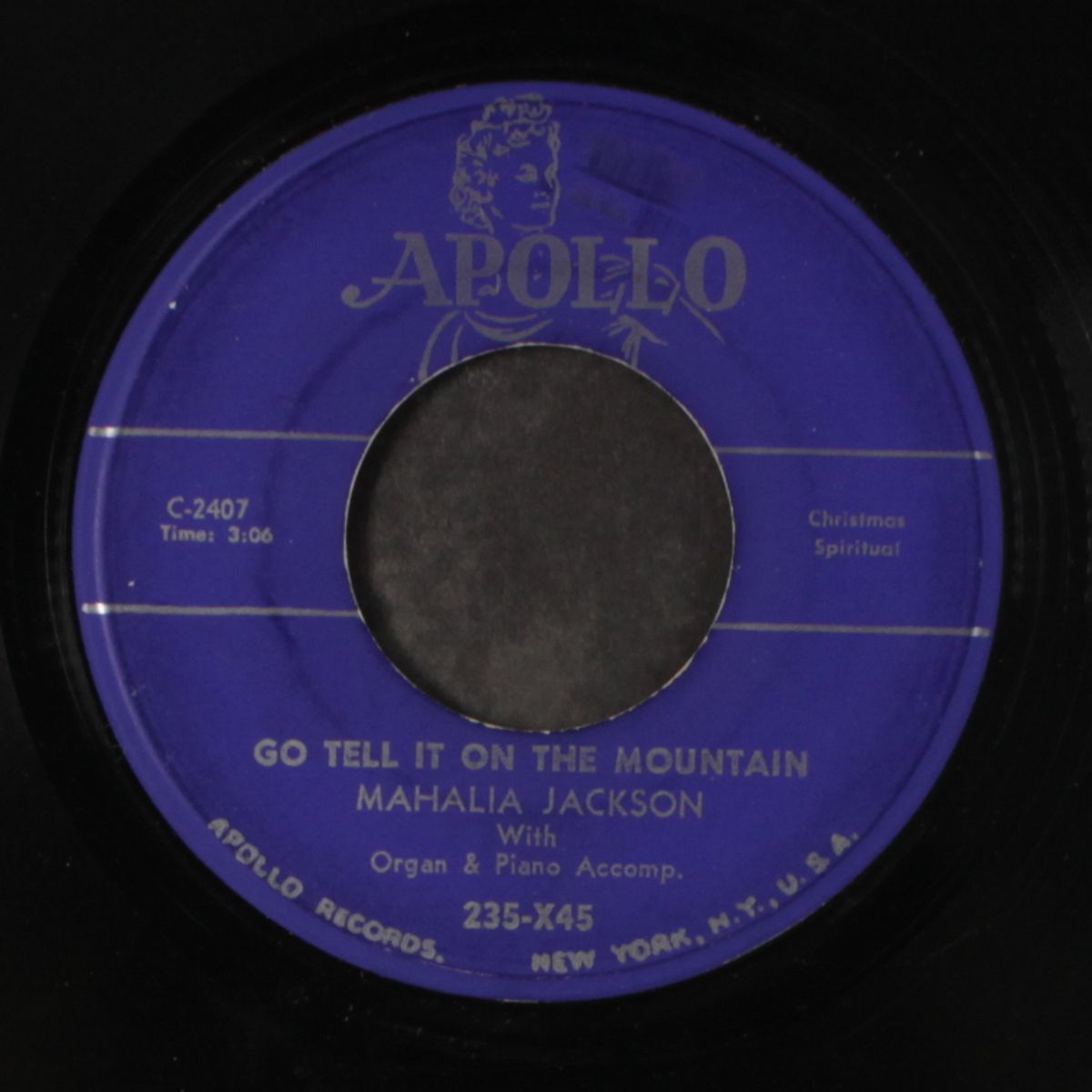 silent night, holy night / go tell it on the mountain by MAHALIA JACKSON