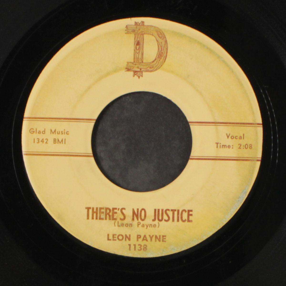 with half a heart / there's no justice by LEON PAYNE