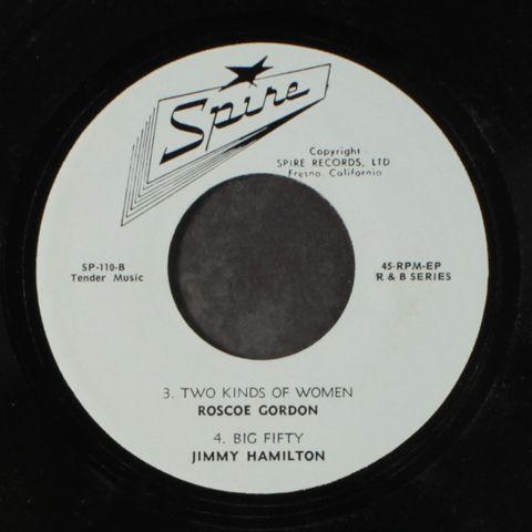 ROSCOE GORDON, ETC