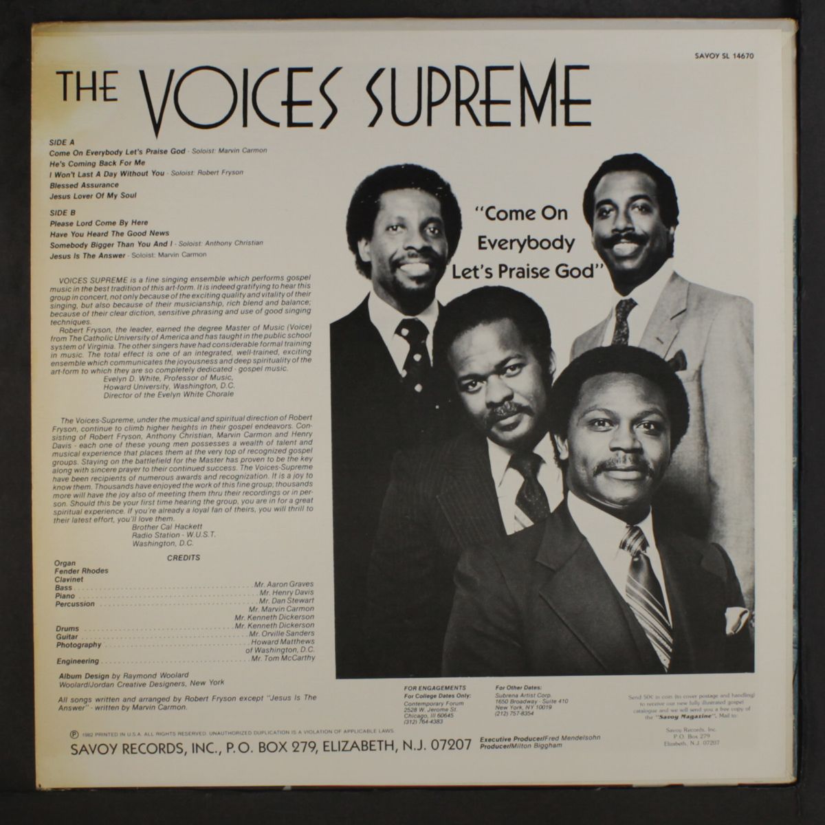 come on everybody let's praise god by VOICES SUPREME