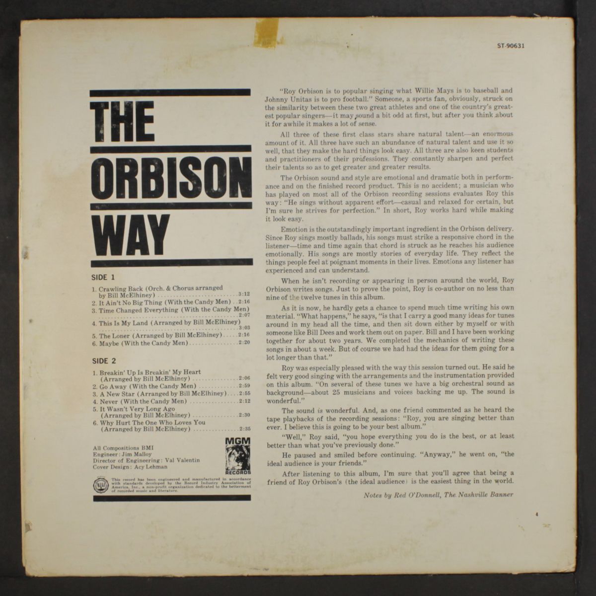 the orbison way by ROY ORBISON