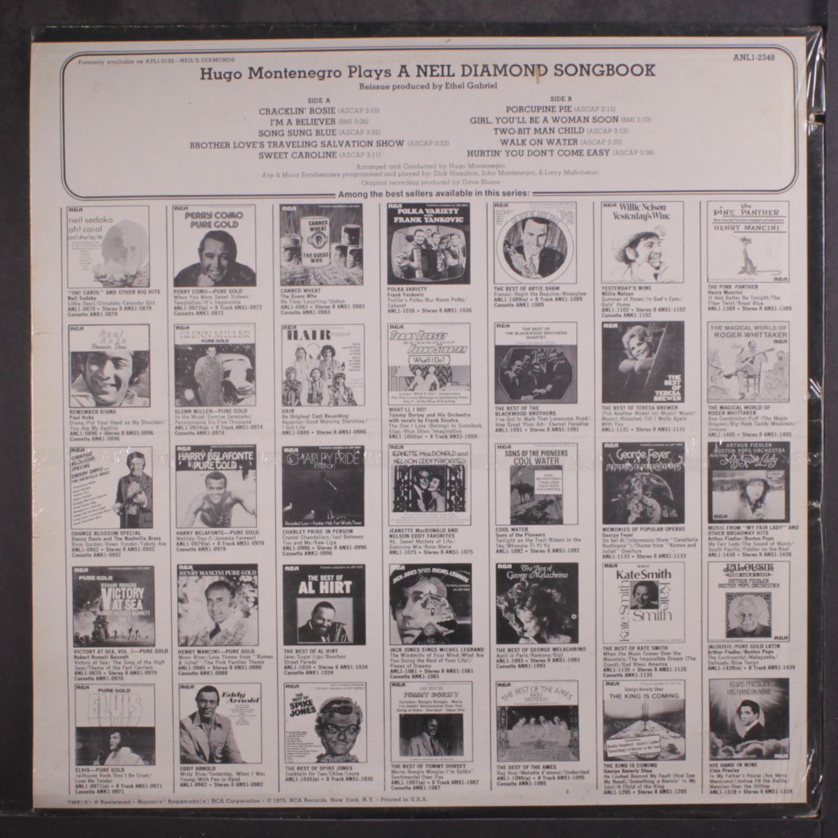 a neil diamond songbook by HUGO MONTENEGRO