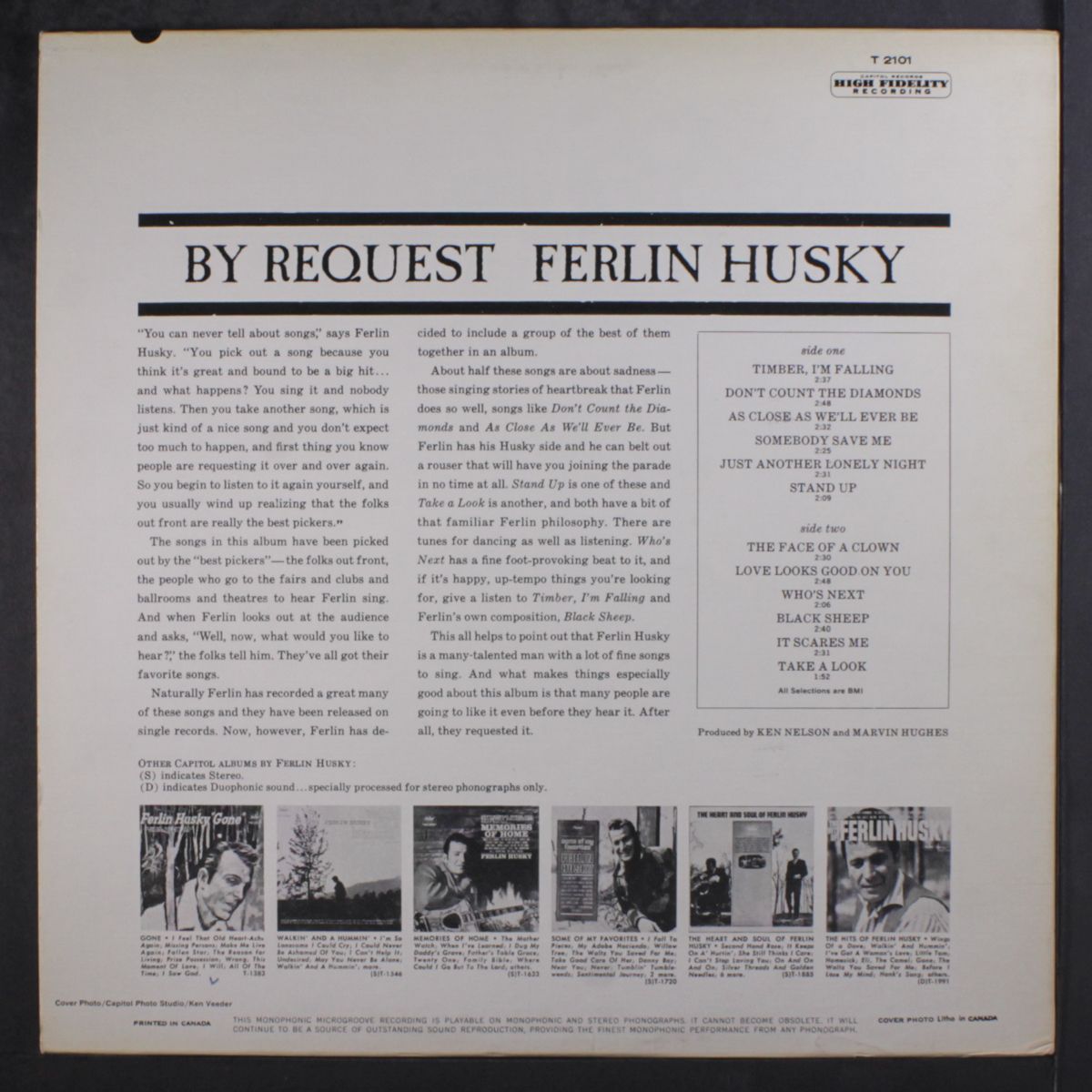 by request by FERLIN HUSKY