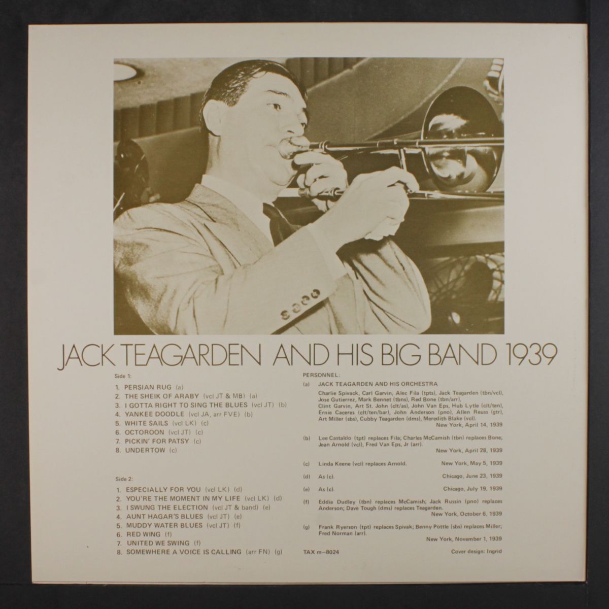 big band 1939 by JACK TEAGARDEN