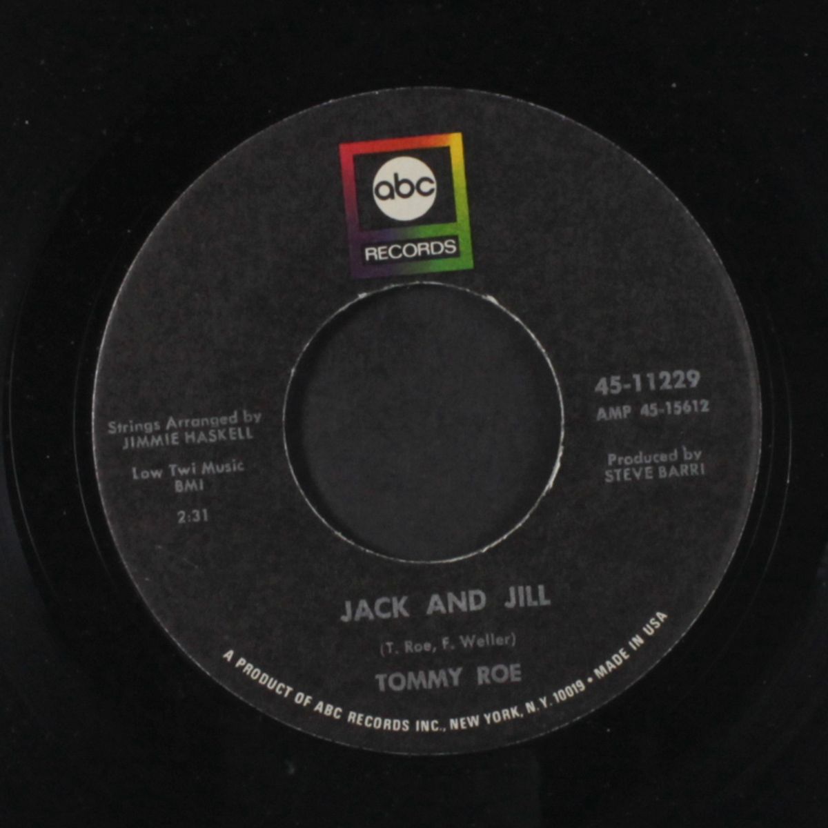 jack and jill / tip toe tina by TOMMY ROE