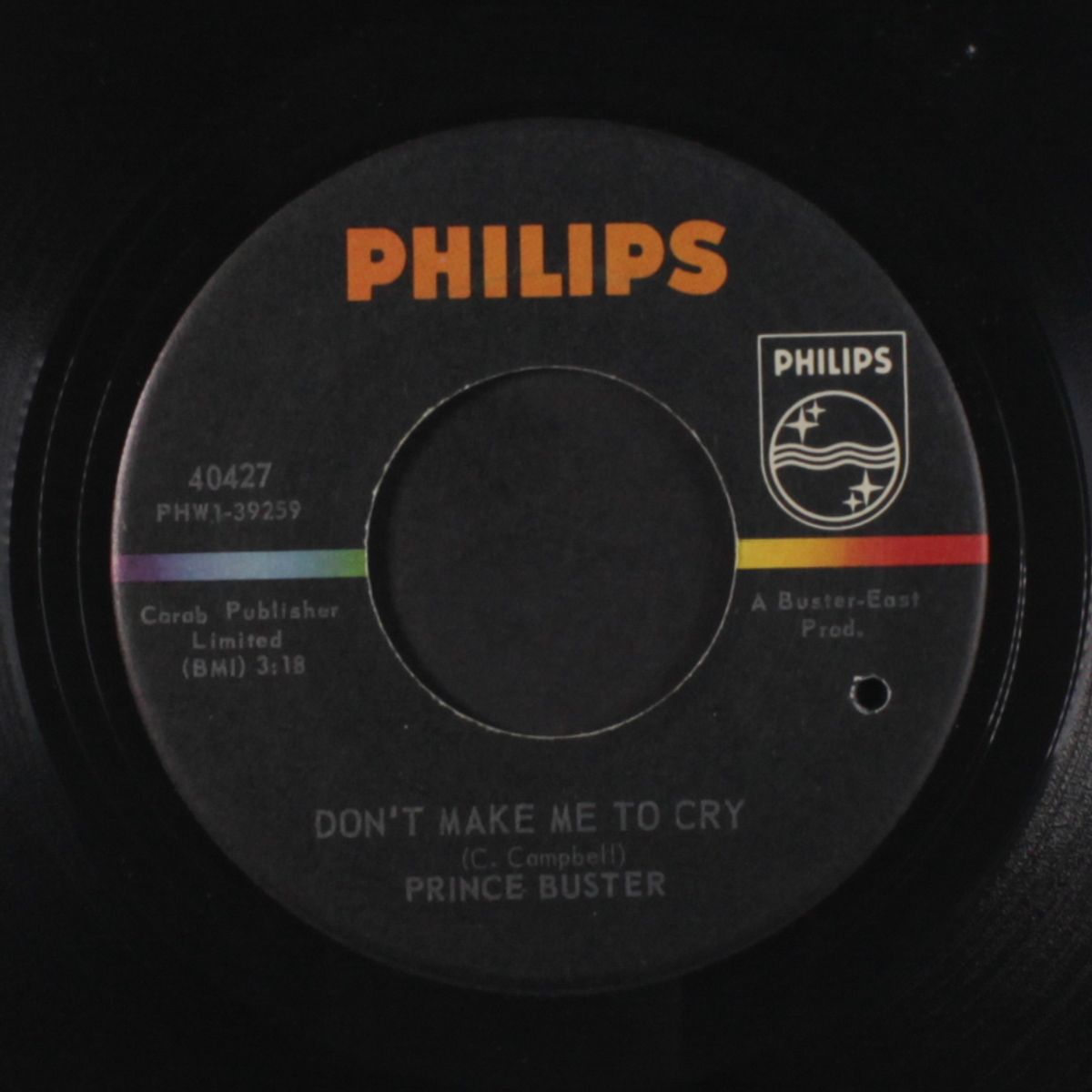 ten commandments / don't make me to cry by PRINCE BUSTER
