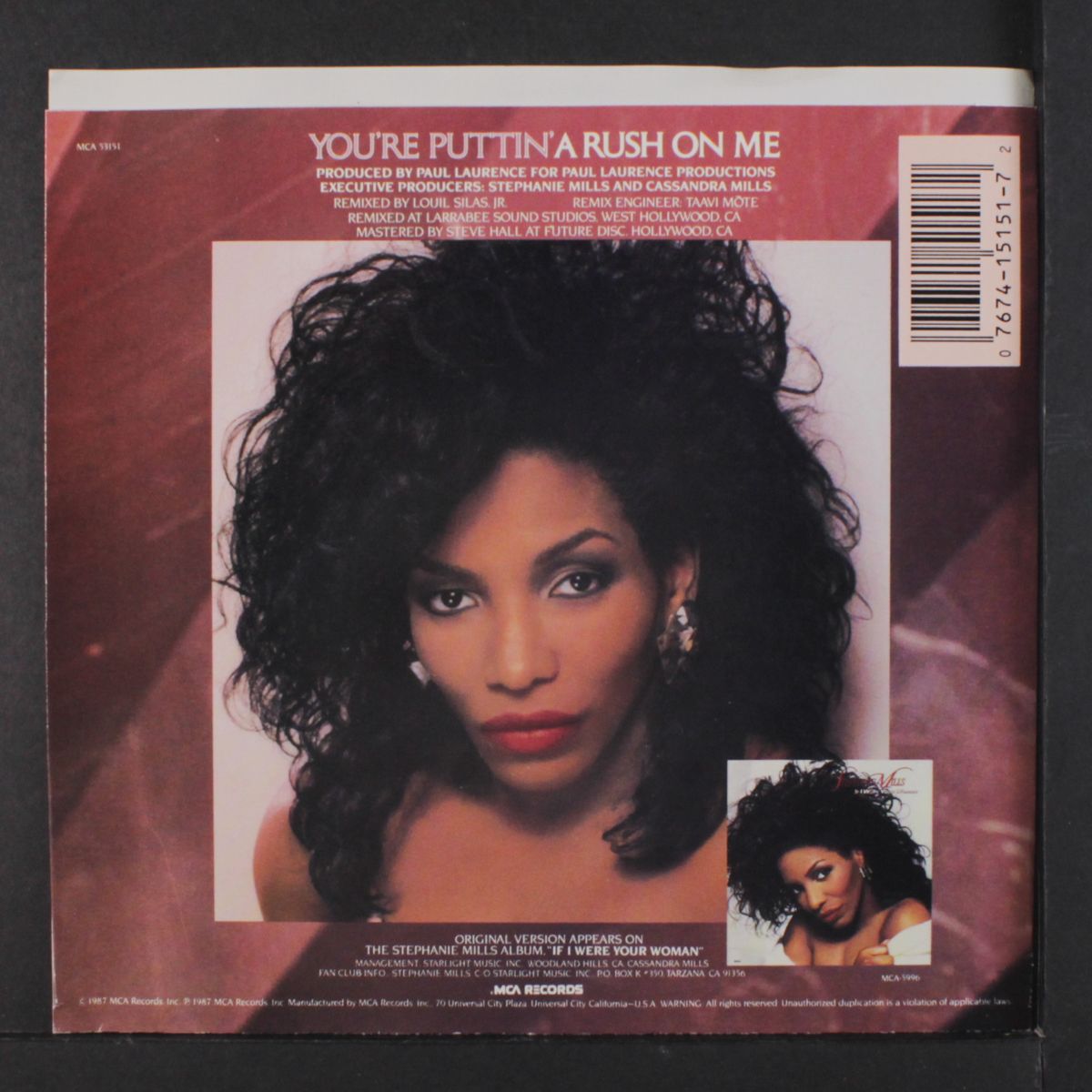 you're puttin' a rush on me by STEPHANIE MILLS