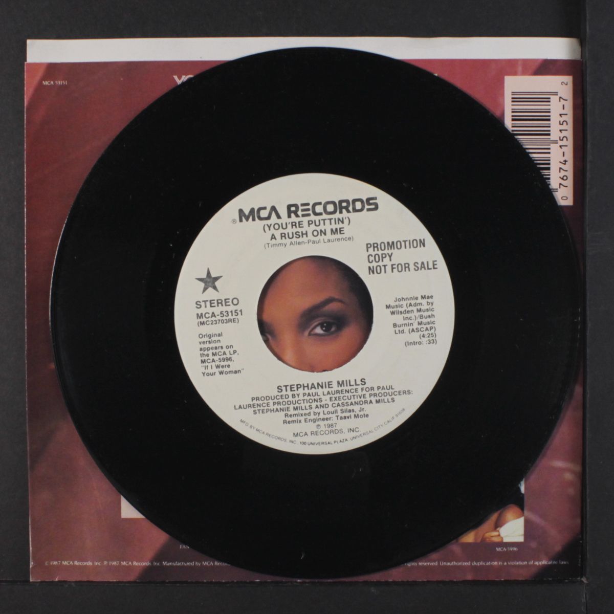 you're puttin' a rush on me by STEPHANIE MILLS