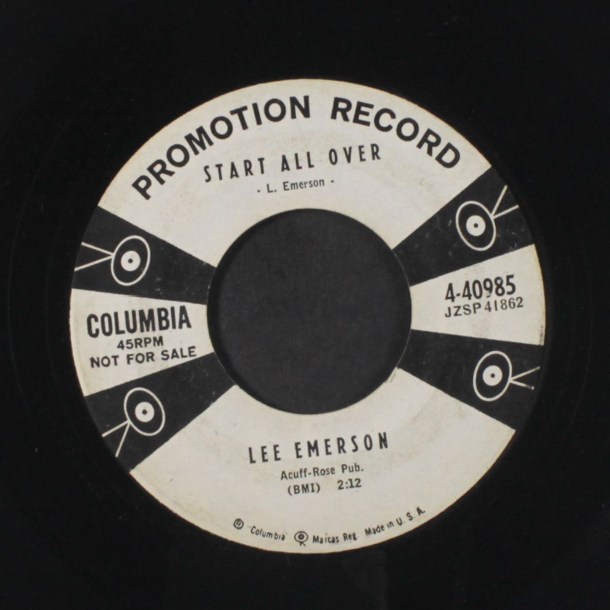 start all over / do you think by LEE EMERSON